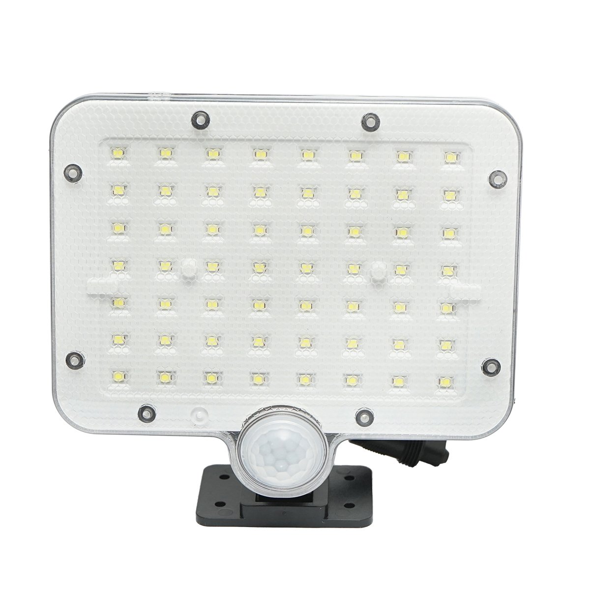 Lampa solara LED 250lm cu panou solar 1W/5.5V, baterie 3.7V/1.5 Ah, telecomanda, cablu 5m si senzor miscare IP44 Breckner Germany